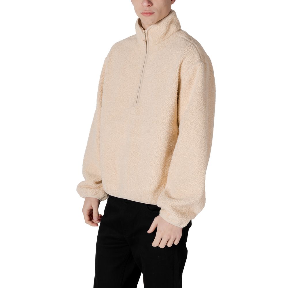 Μπουφάν Calvin Klein Jeans Cream από ανακυκλωμένο πολυεστέρα