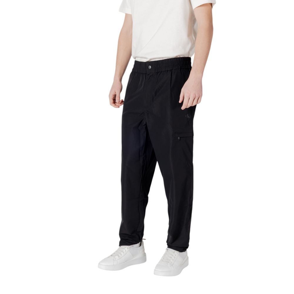Τζιν Calvin Klein Black Polyester Jeans & Pant