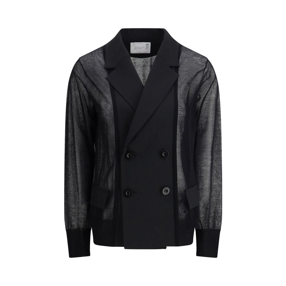 Μπουφάν Sacai Ημιδιάφανο Blazer