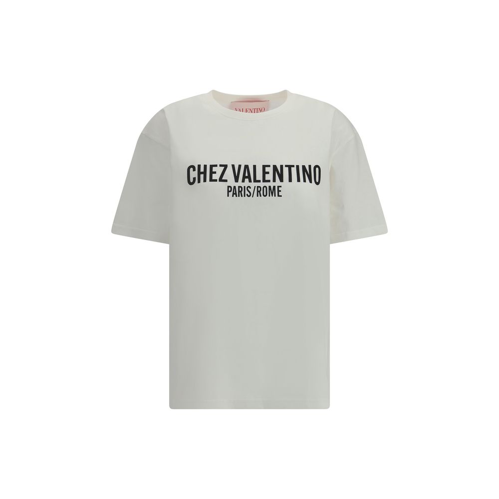 Βαμβακερό μπλουζάκι Valentino Logo