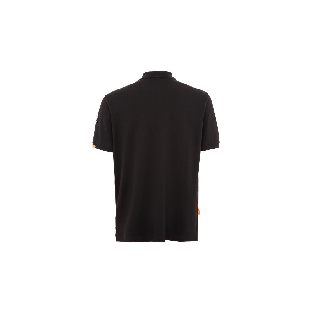 Suns Black Cotton Polo Shirt