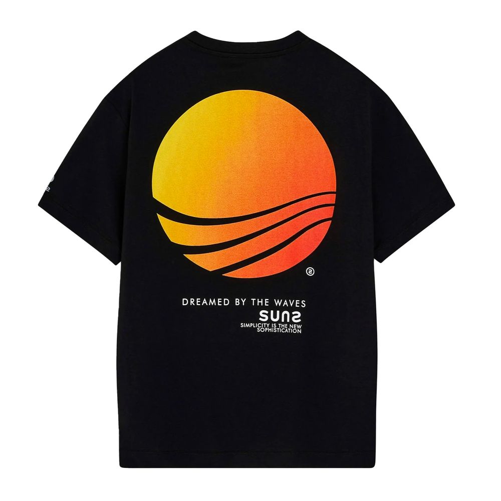 Suns Black Cotton T-Shirt
