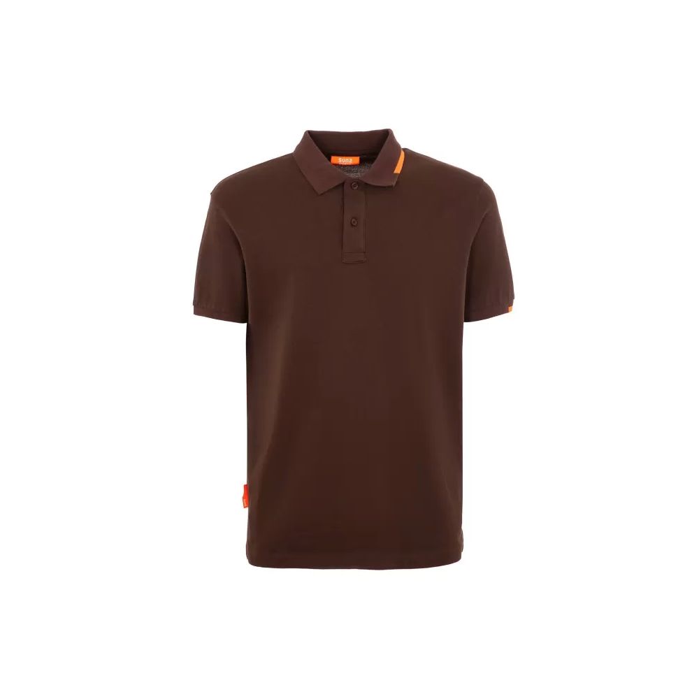 Suns Brown Cotton Polo Shirt