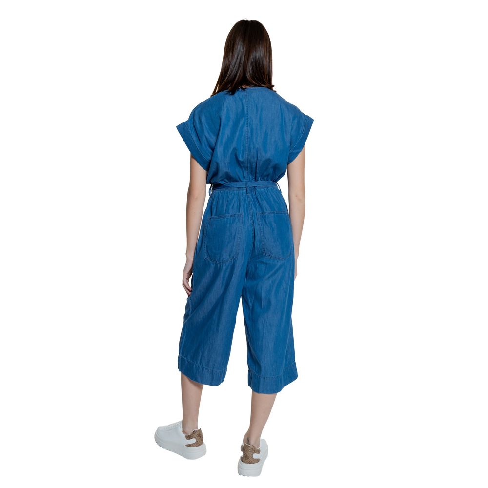 Only Blue Cotton Jumpsuit