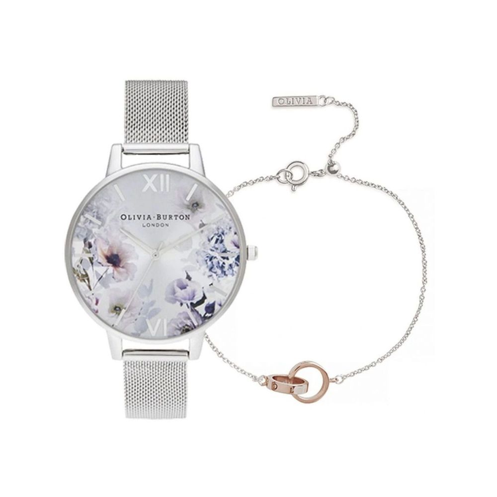 Olivia Burton Gray Stainless Steel Watch