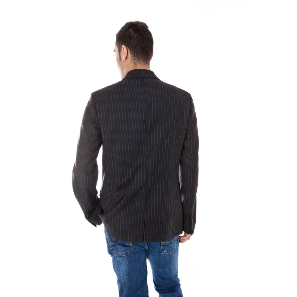 Ανδρικό μπουφάν Calvin Klein Grey Wool
