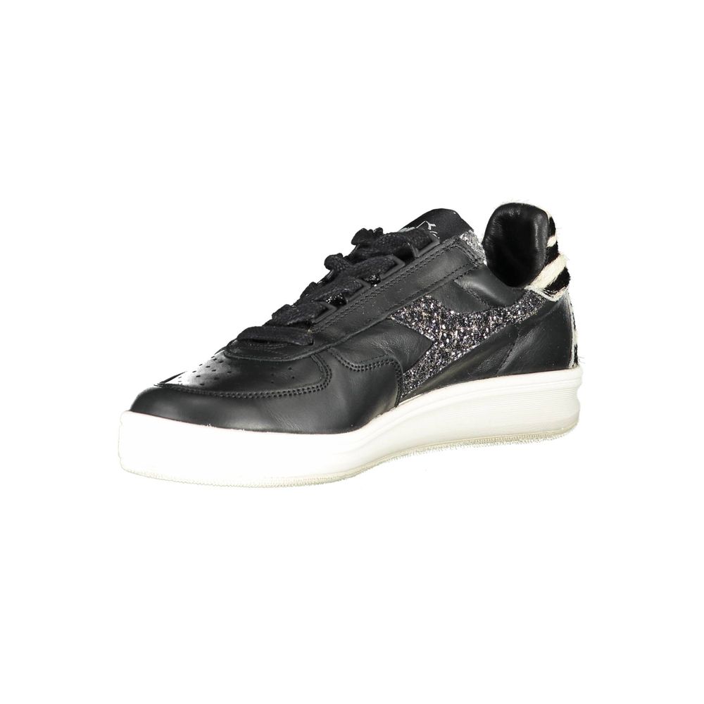 Diadora Μαύρο Δερμάτινο Γυναικείο Sneaker