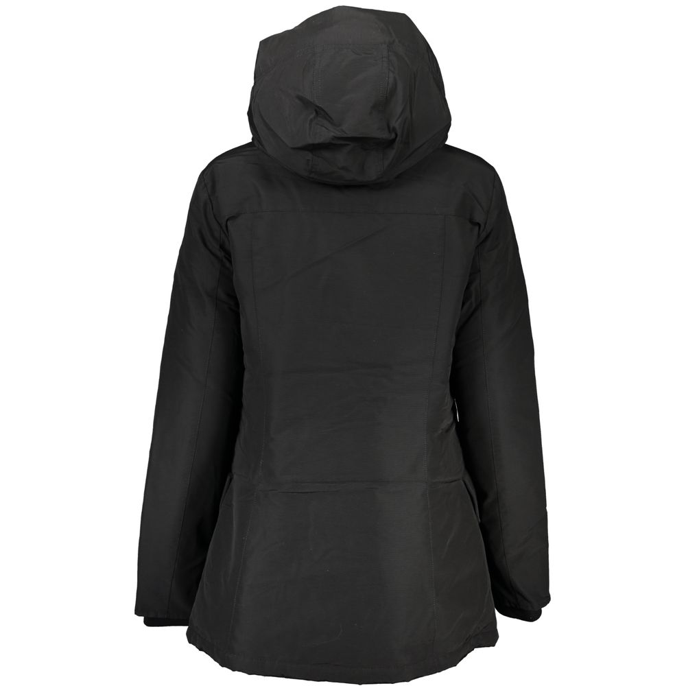 Woolrich Μαύρα Βαμβακερά Μπουφάν & Παλτό