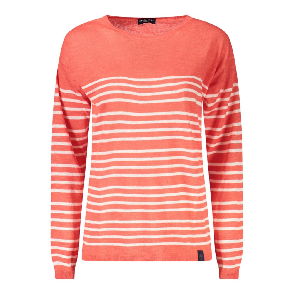 North Sails Red Cotton Women Sweater