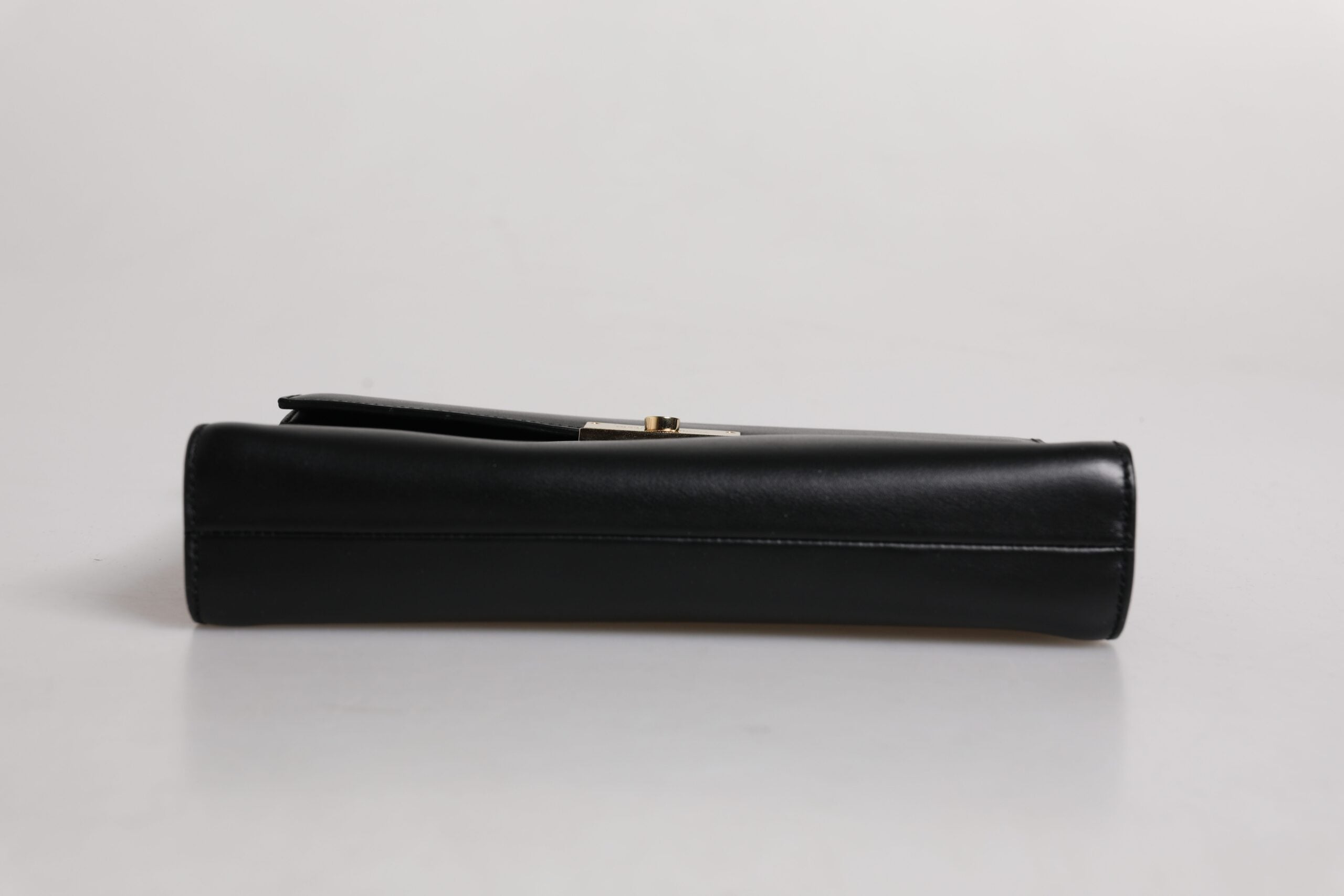 Dolce & Gabbana Black Leather Logo Plaque Document Briefcase Bag