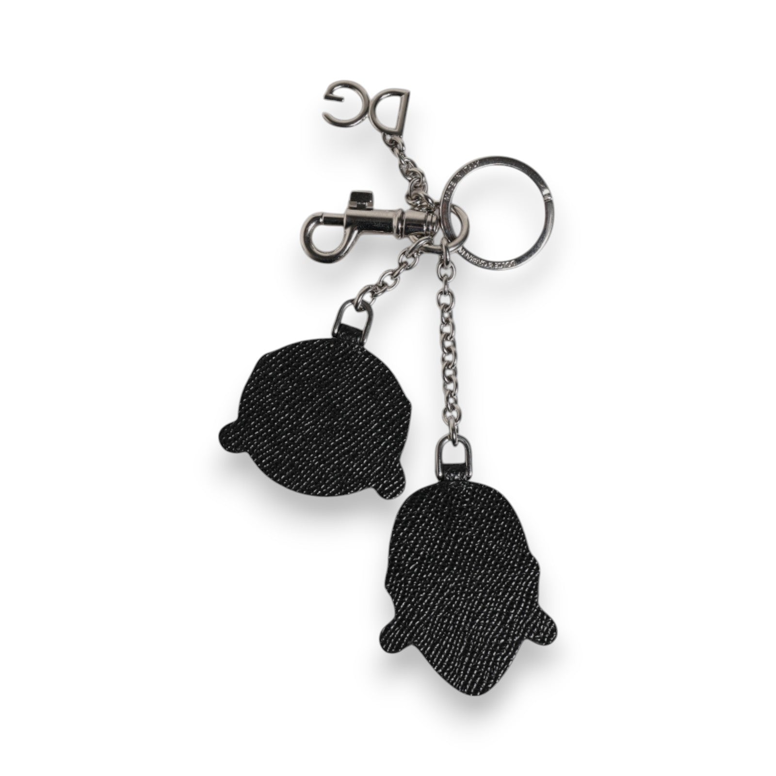 Dolce & Gabbana Multicolor #DGFAMILY Logo Badge Holder Keychain Keyring