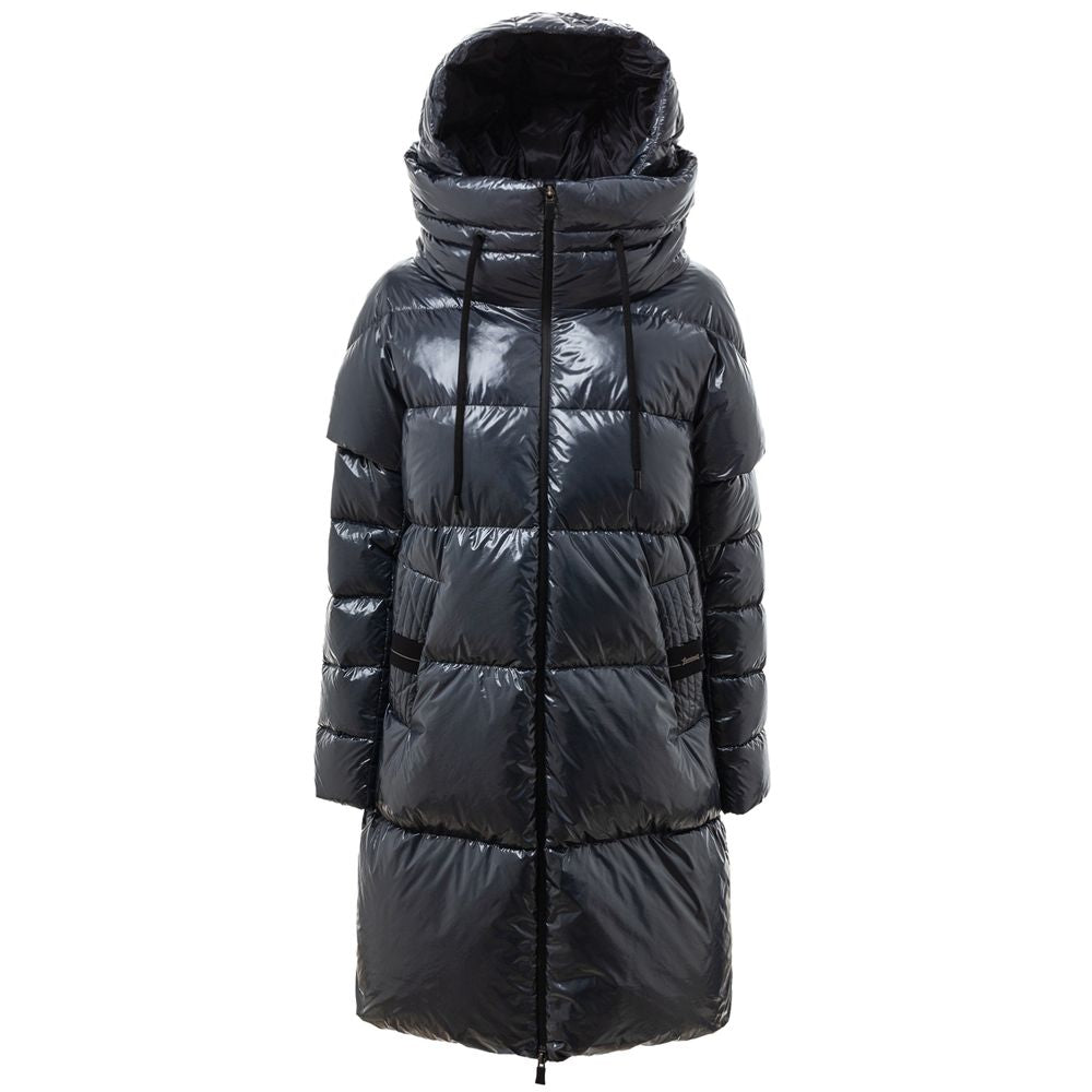 Herno Blue Polyamide Coat
