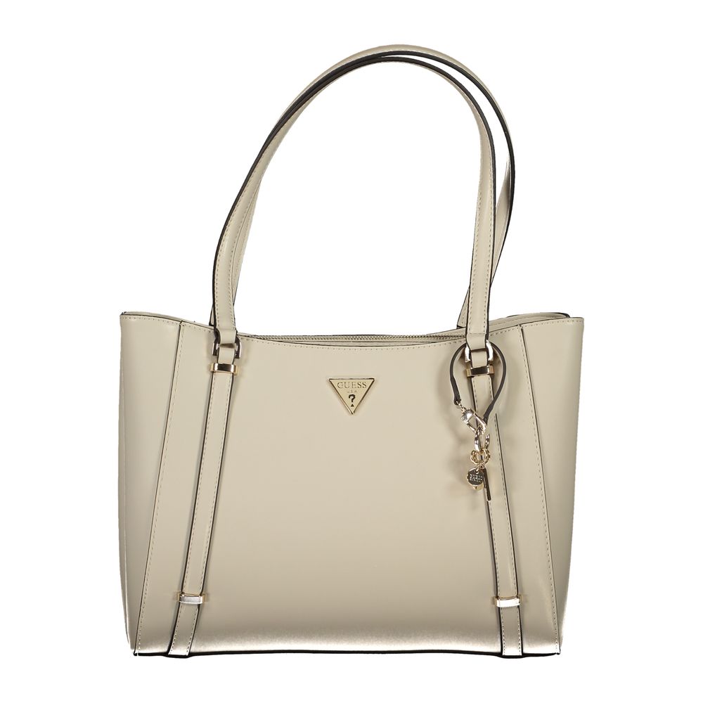 Guess Jeans Beige Polyethylene Women Handbag