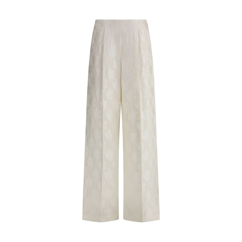 Fendi Satin Bouquet Pants