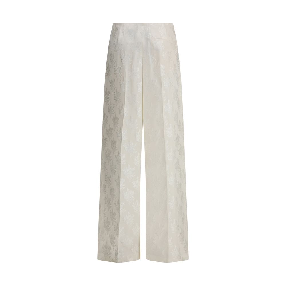 Fendi Satin Bouquet Pants