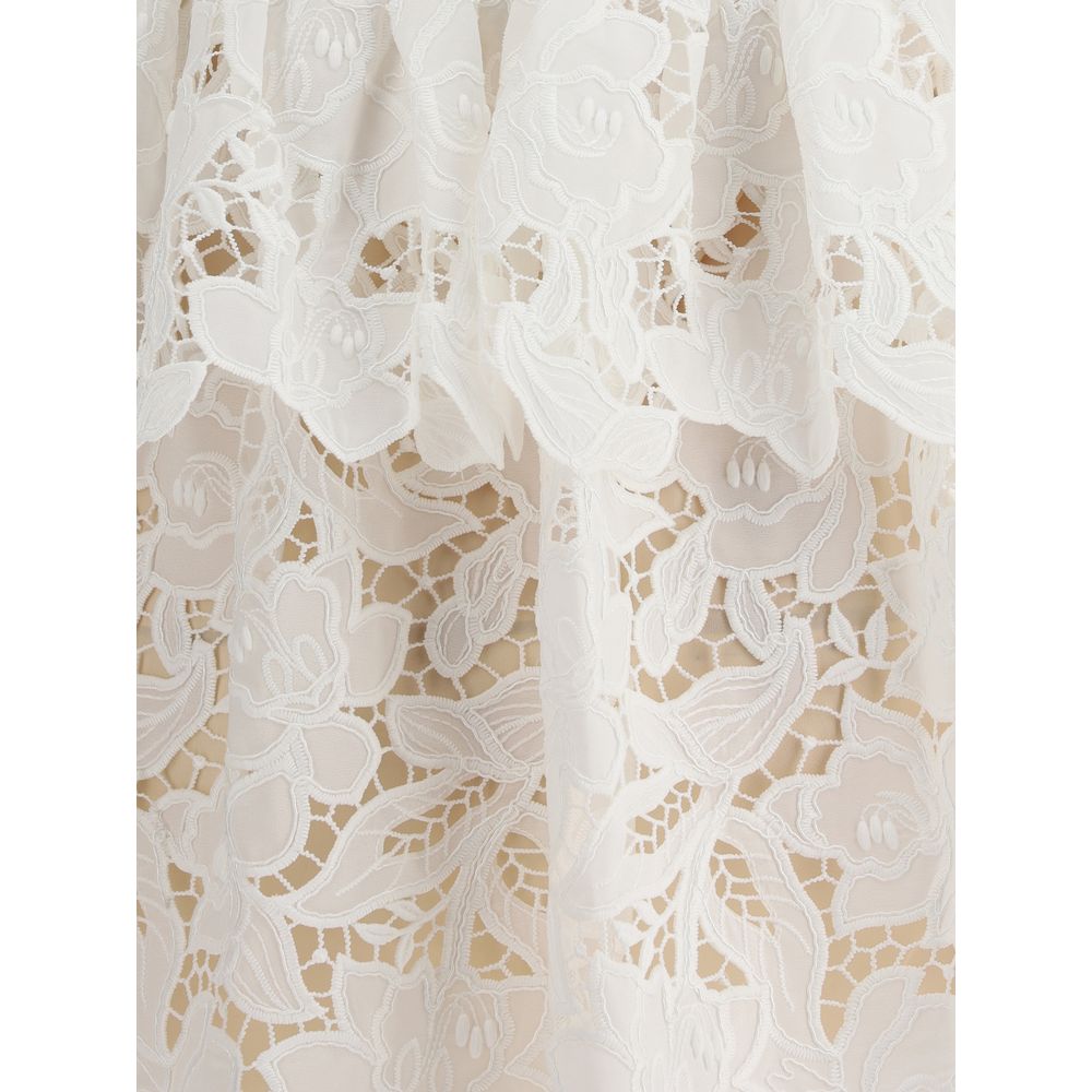 Self-Portrait Lace mini Dress