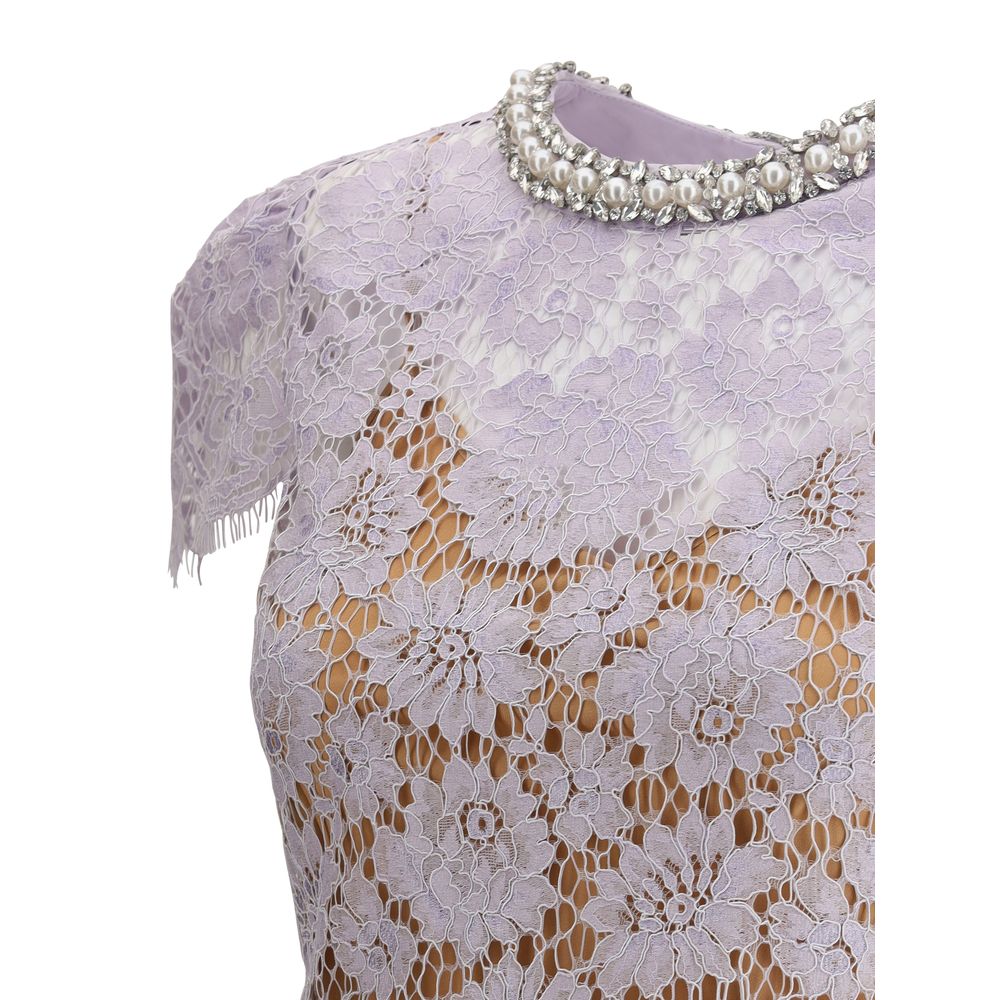 Self-Portrait Lace mini Dress