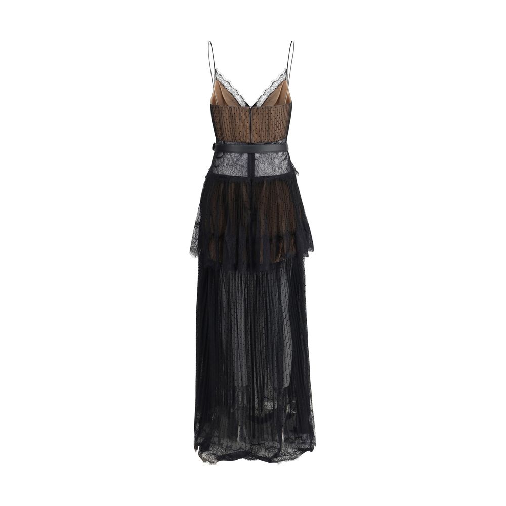 Self-Portrait Long lace Dress