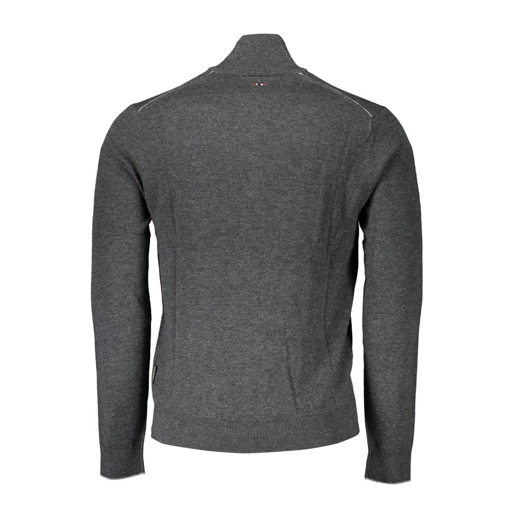 Napapijri Gray Fabric Sweatshirt
