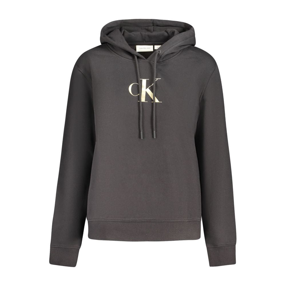 Γυναικείο πουλόβερ Calvin Klein μαύρο βαμβακερό