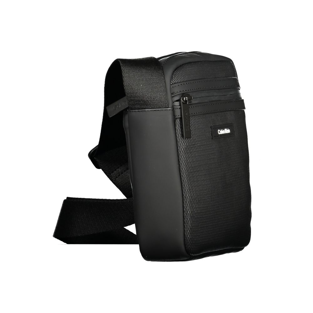 Calvin Klein Black Polyester Men Shoulder Bag
