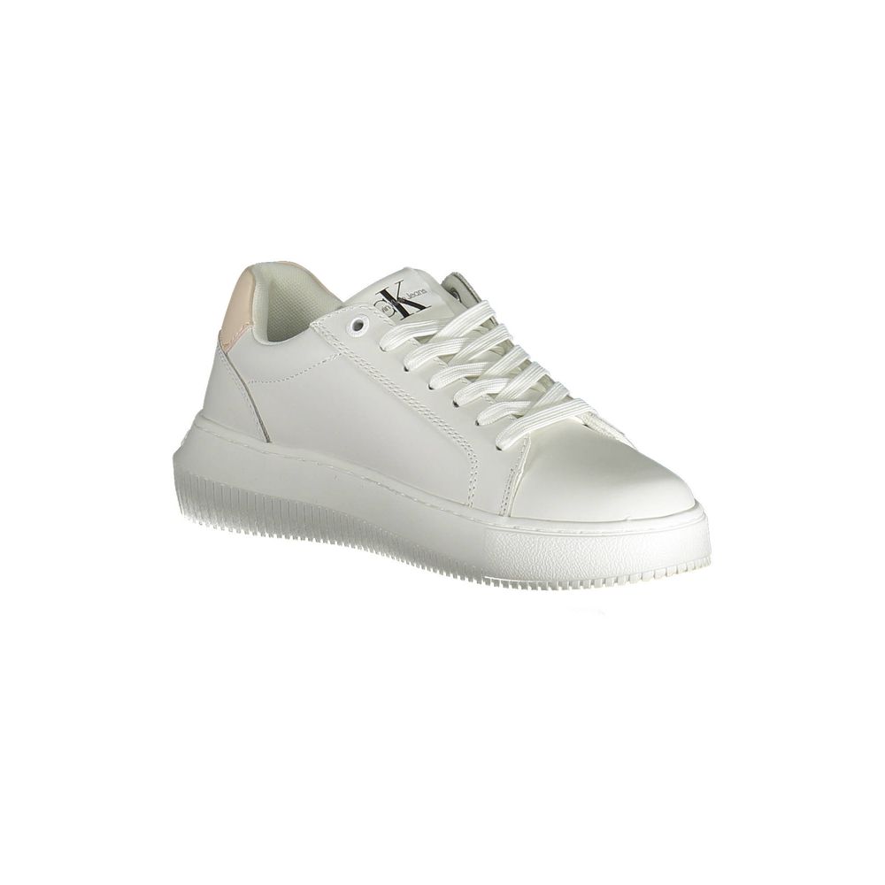 Γυναικεία αθλητικά παπούτσια Calvin Klein White Leather
