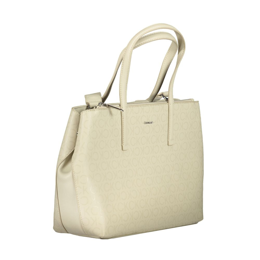 Τσάντα Calvin Klein Beige Polyester