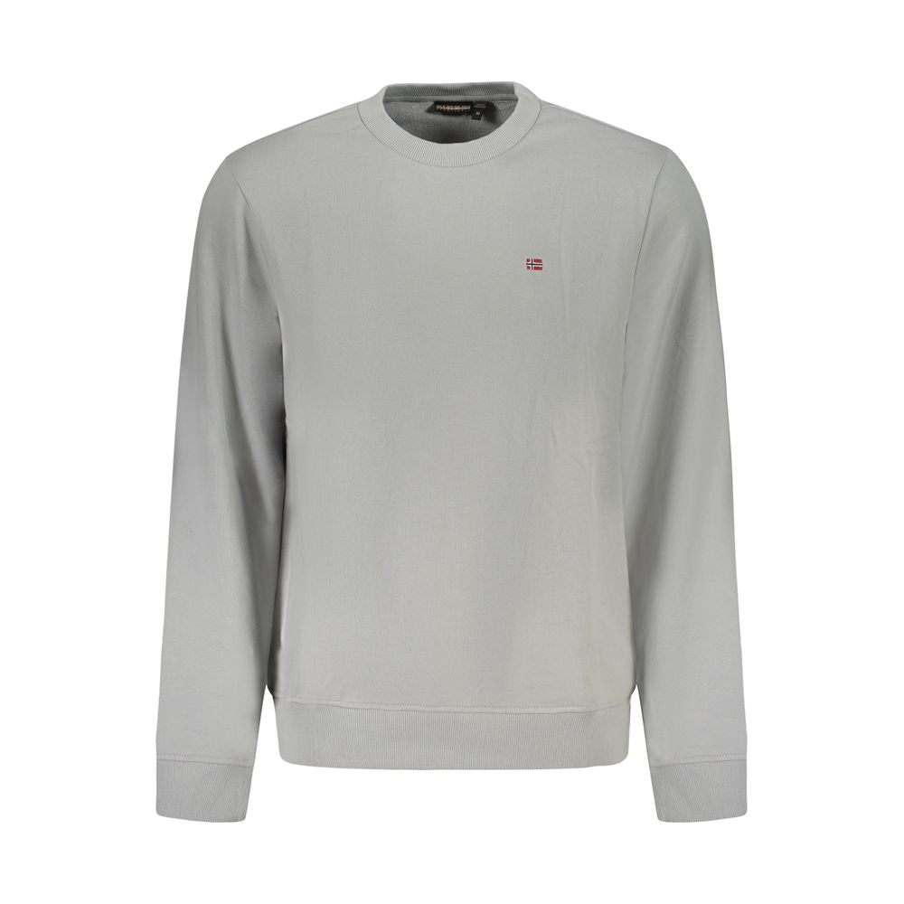 Napapijri Gray Cotton Sweater