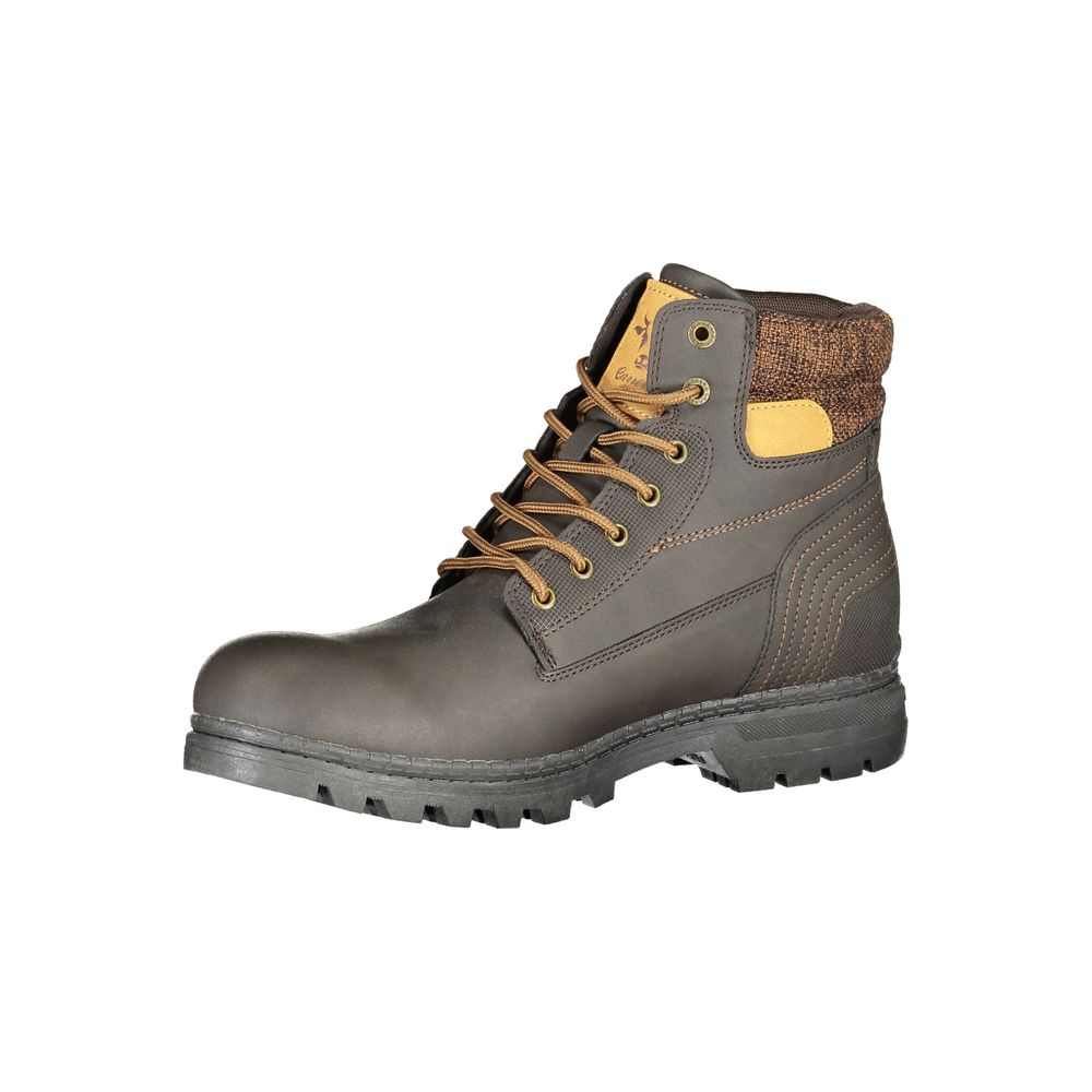 Carrera Elegant Lace-Up Boots Contrast Detail