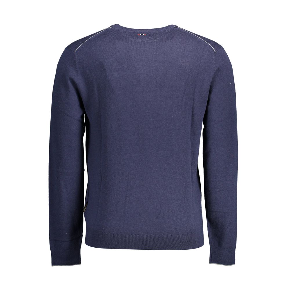 Ανδρικό πουλόβερ Napapijri Blue Wool