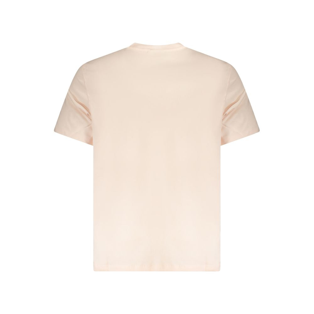 Calvin Klein Pink Cotton Men T-Shirt