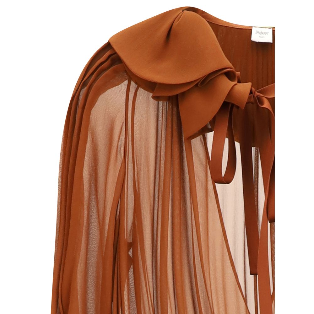 Saint Laurent Silk long Dress