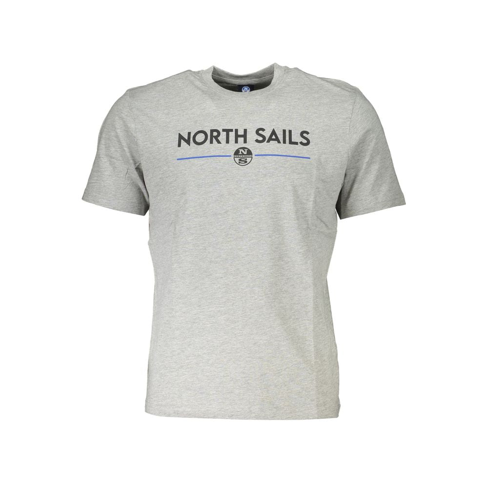 North Sails γκρι βαμβακερό μπλουζάκι