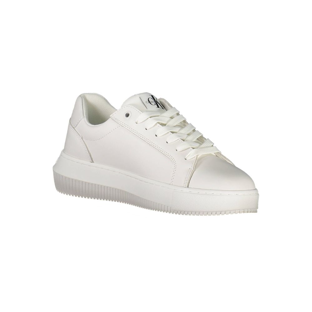Γυναικεία αθλητικά παπούτσια Calvin Klein White Leather