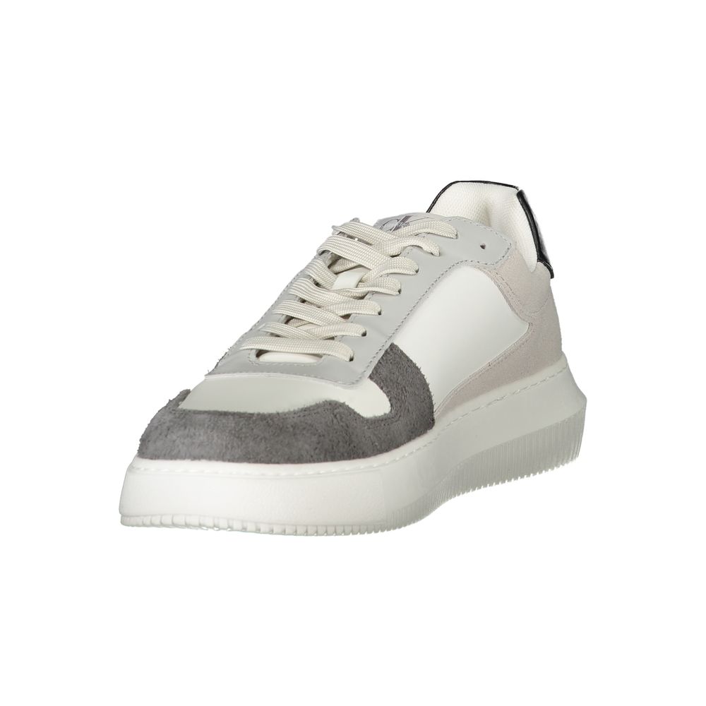 Ανδρικά αθλητικά παπούτσια Calvin Klein White Polyethylene