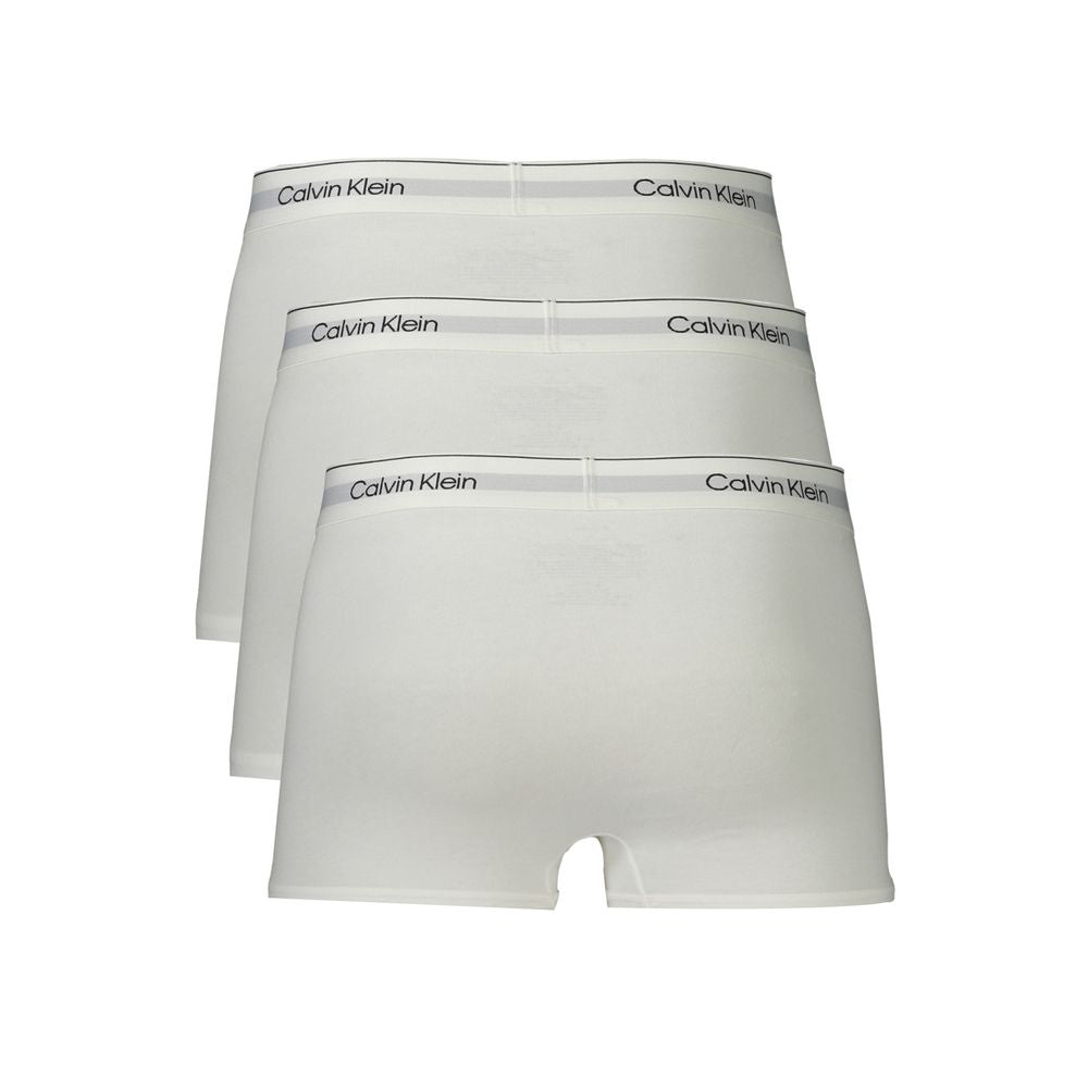 Ανδρικό μποξεράκι Calvin Klein White Cotton