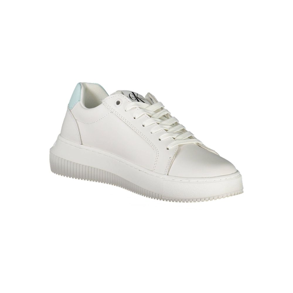 Γυναικεία αθλητικά παπούτσια Calvin Klein White Leather