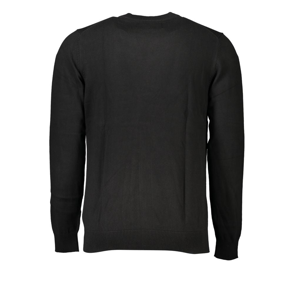 Calvin Klein Sleek μακρυμάνικο πουλόβερ με λαιμόκοψη με λογότυπο