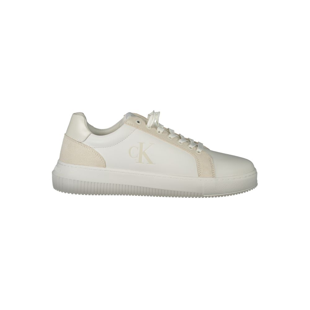 Ανδρικά αθλητικά παπούτσια Calvin Klein White Polyethylene