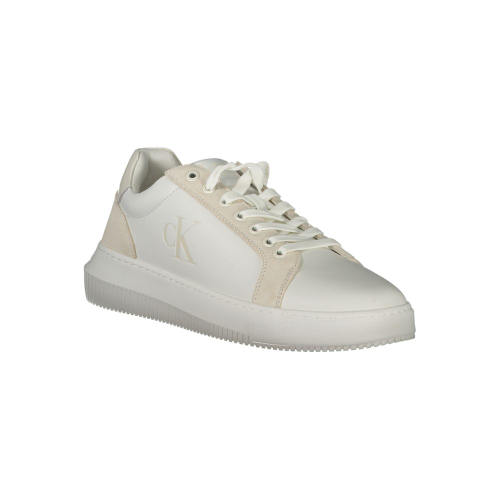 Ανδρικά αθλητικά παπούτσια Calvin Klein White Polyethylene