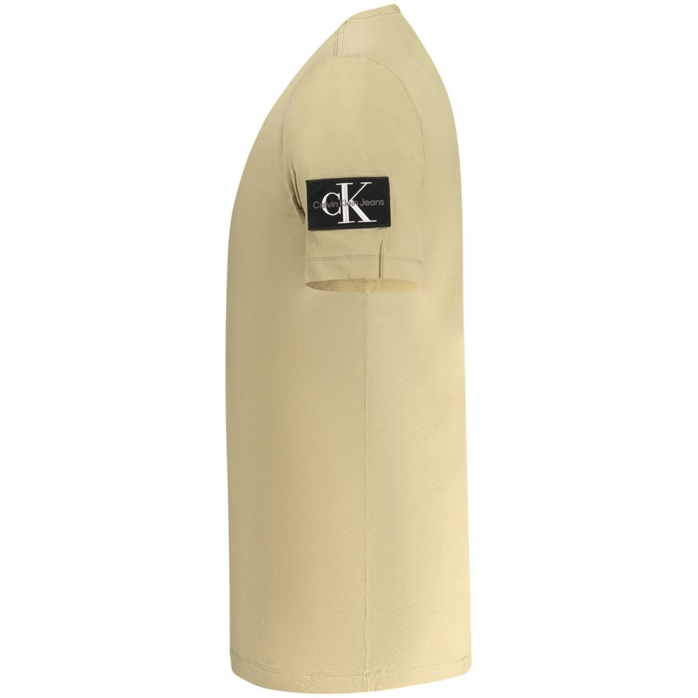 Ανδρικό μπλουζάκι Calvin Klein Green Cotton