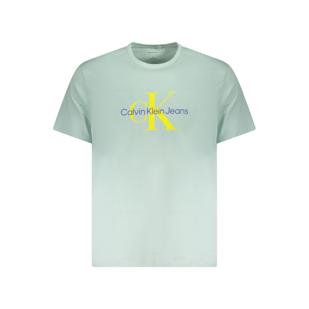 Calvin Klein Green Cotton Men T-Shirt