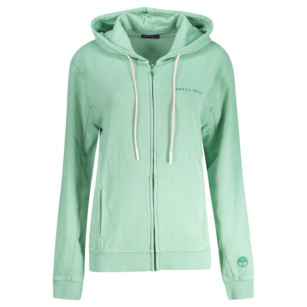 North Sails Green Cotton Women Sweater