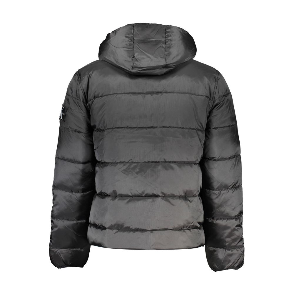 Calvin Klein Sleek ανδρικό μπουφάν με κουκούλα με λεπτομέρειες από αντίθεση