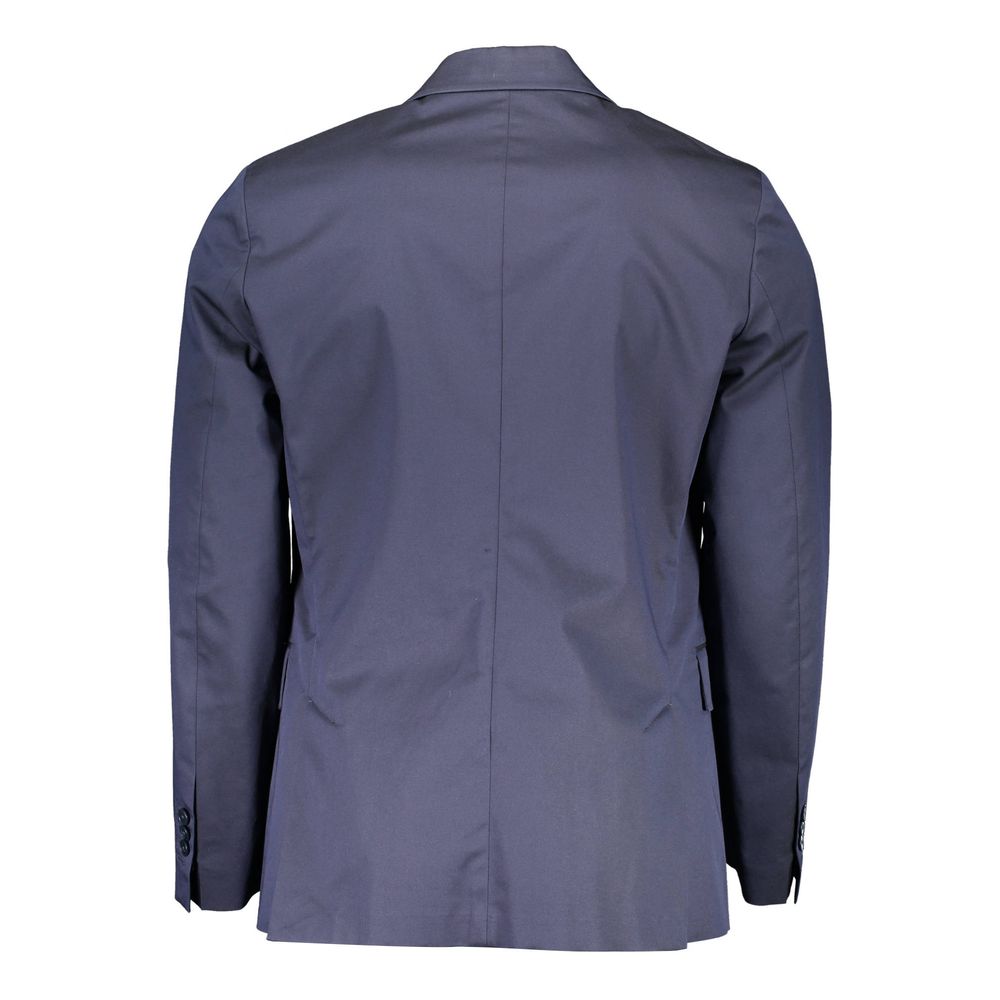 Ανδρικό μπουφάν Gant Blue Cotton