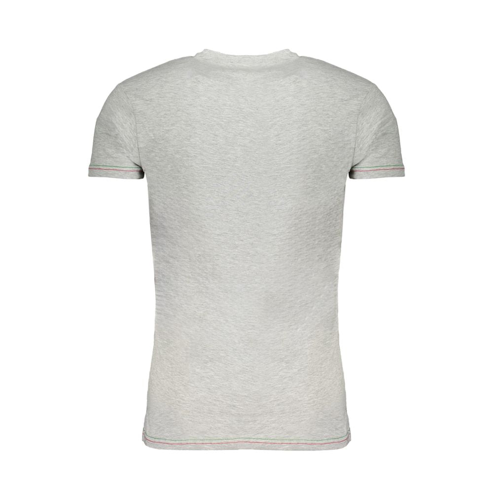 Aeronautica Militare Gray Cotton Men T-Shirt