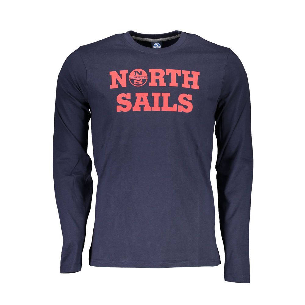 Ανδρικό μπλουζάκι North Sails Blue Cotton