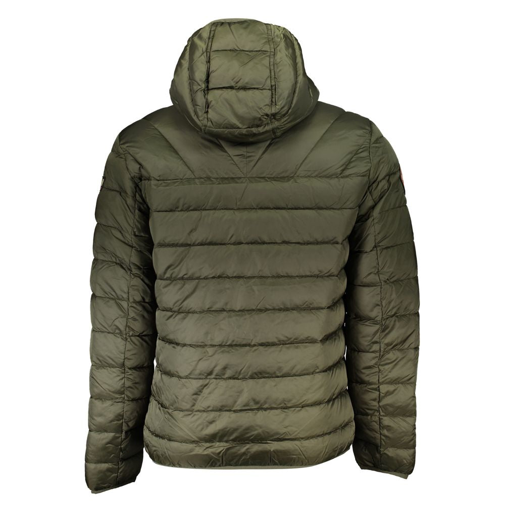 Napapijri Green Polyamide Full-Length Jacket