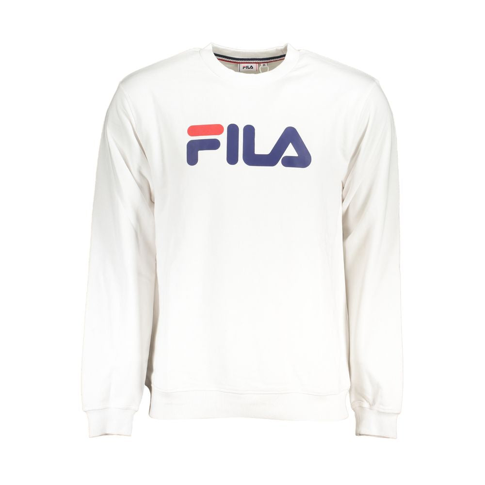 Φούτερ Fila Classic Crew Fleece με λαιμόκοψη σε λευκό