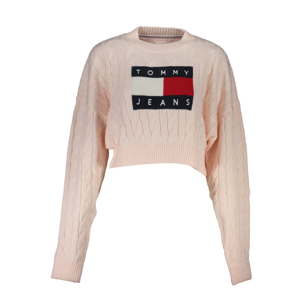 Γυναικείο πουλόβερ Tommy Hilfiger Pink Polyester